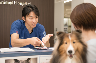 飼い主様と獣医師の「架け橋」になることを心掛けています