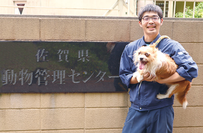 保護犬と強い絆で結ばれた井川さん